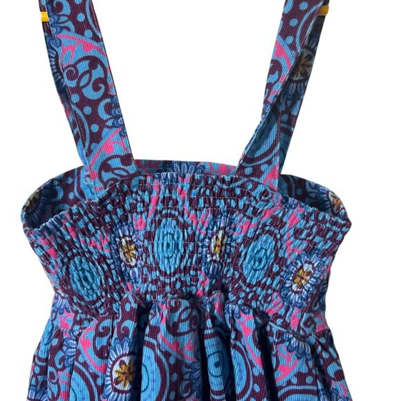 Matilda Jane Girls corduroy dress Adjustable Straps & Smocked Back size 8 - Picture 5 of 7